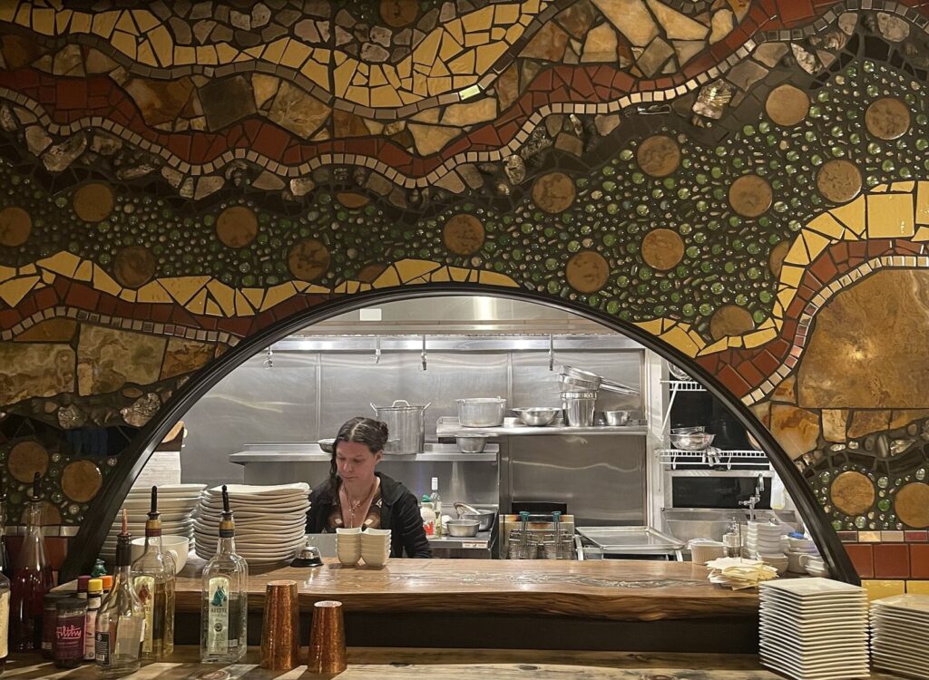 Roxy the Chef at Rock Sea's, Hopland, California
