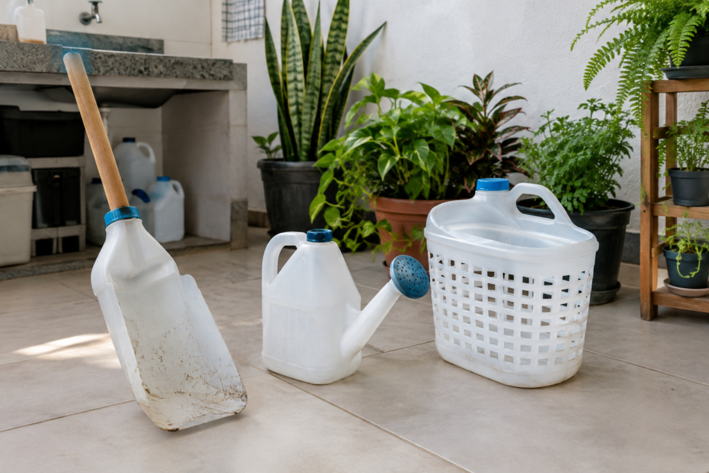 Sete formas de reaproveitar embalagens de detergente em casa