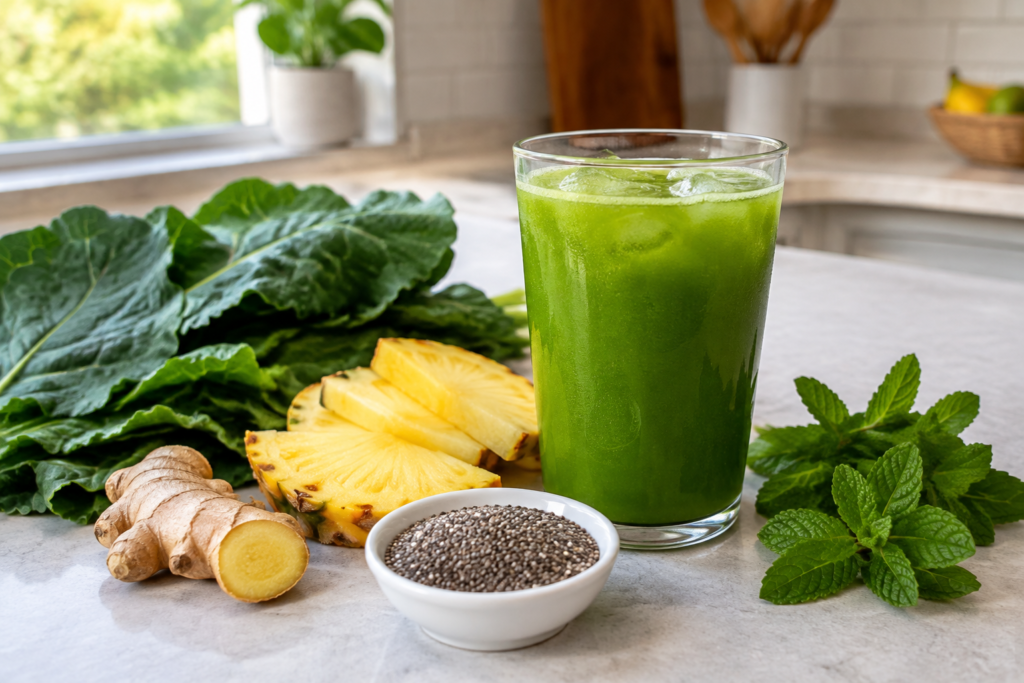 Suco de couve com gengibre: veja a receita e o que os ingredientes oferecem