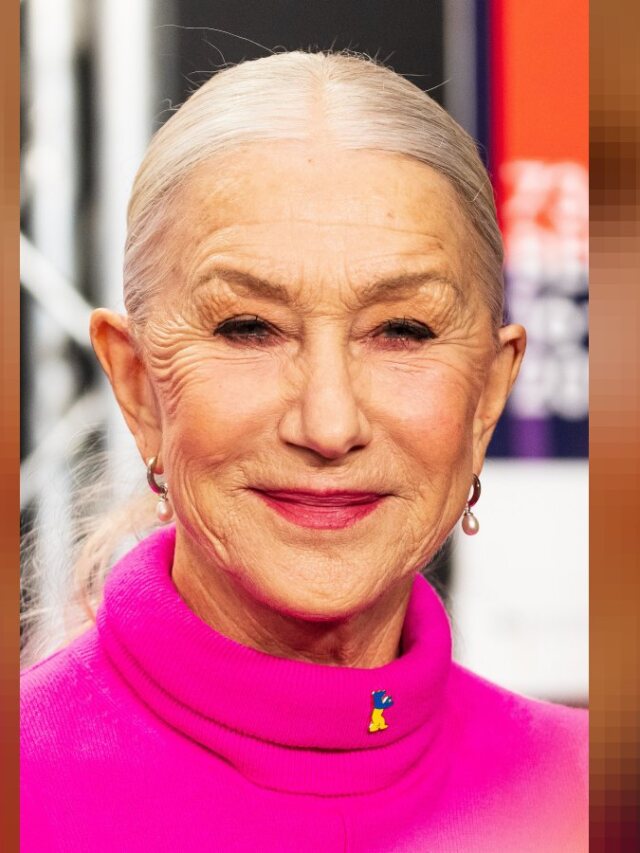 Helen Mirren rejeita pressão para parecer jovem aos 81 anos