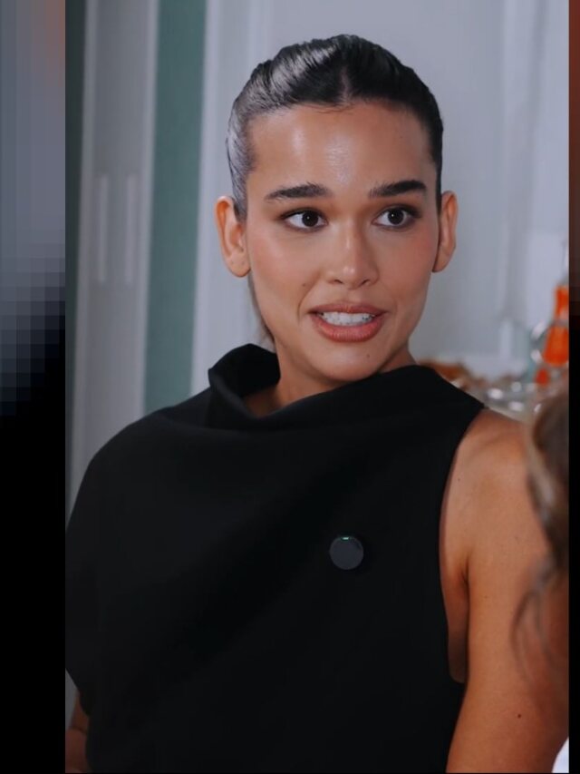 Theresa Fonseca usa vestido art déco com véu de 12 kg em novela